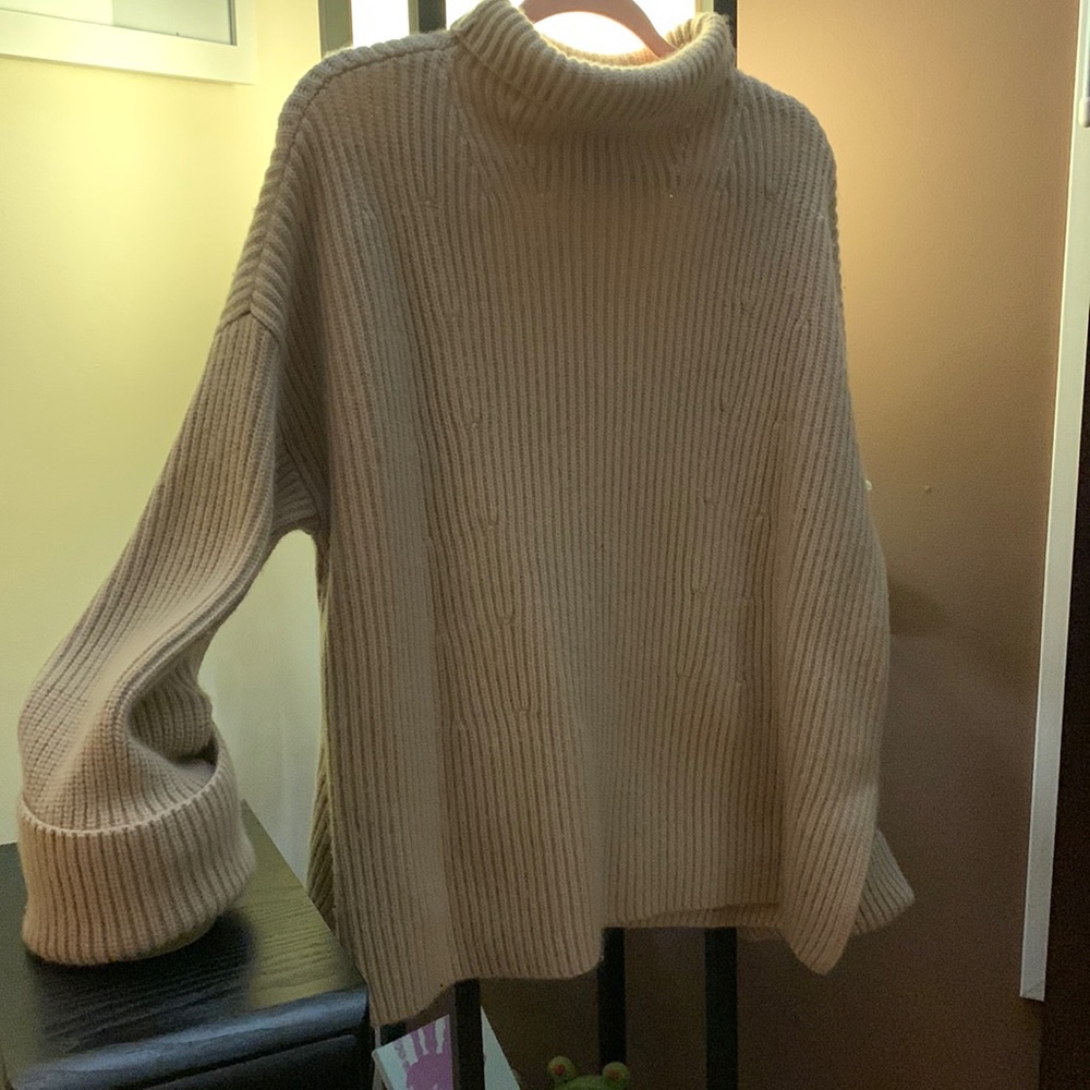 Banana Republic Size XL Oversized Marino Wool/Cashmere Sweater